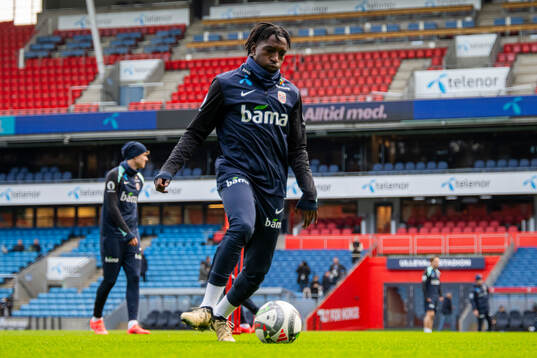 Warren Kamanzi of the Norwegian national football team