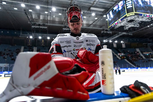 Nybro Vikings målvakt Tex Williamsson