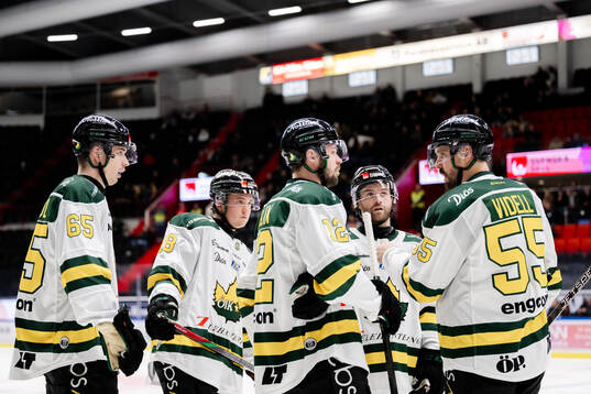 Östersunds Oliver Fatul, Theo Jacobsson, Emil Molin, Anton