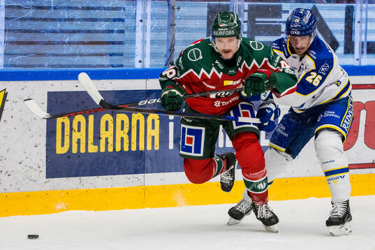 Frölundas Carl Klingberg och Leksands Patrik Norén
