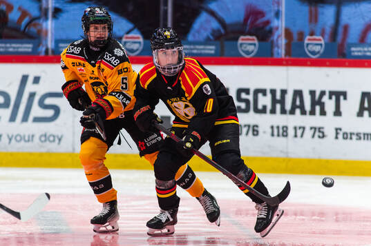 Luleås Johanna Fällman och Brynäs Celine Tedenby