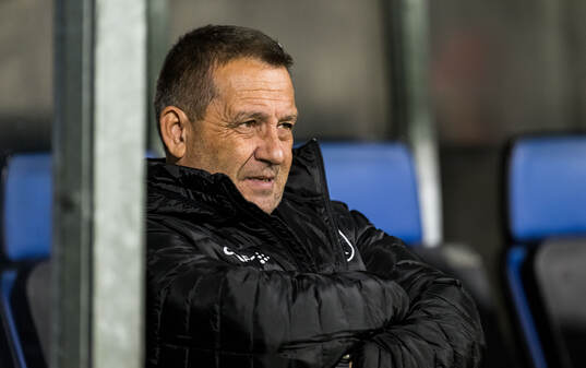 Head coach Pep Alomar of FC Helsingør ahead of the 2 Division football match between FC Helsingør and Ishøj on November 15, 2024 in Helsingør. 