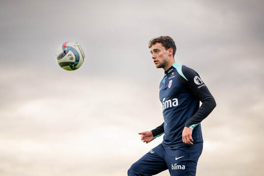 Colin Rösler of the Norwegian national football team
