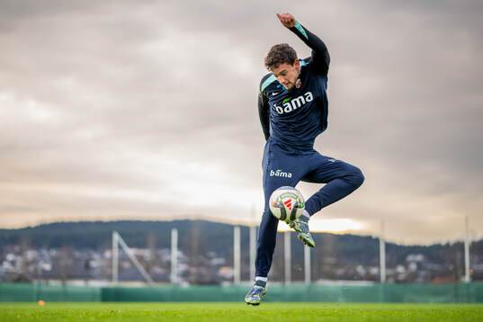 Colin Rösler of the Norwegian national football team