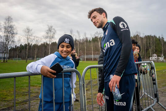 Colin Rösler of the Norwegian national football team