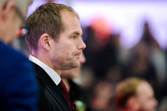 Färjestads tränare Thomas Mitell