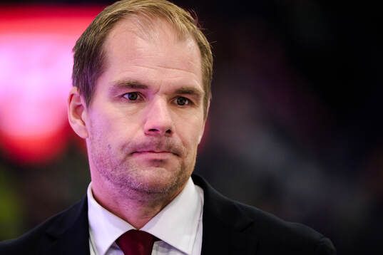 Färjestads tränare Thomas Mitell