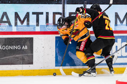 Luleås Albin Lundin och Brynäs Axel Andersson