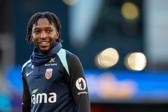 Warren Kamanzi of the Norwegian national football team
