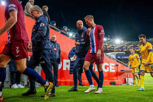 Brede Hangeland, player manager, and Stian Gregersen of