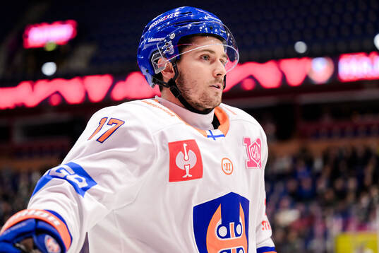 Nicholas Halloran of Tappara Tampere celebrates