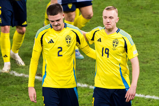 Emil Holm and Isac Lidberg of Sweden
