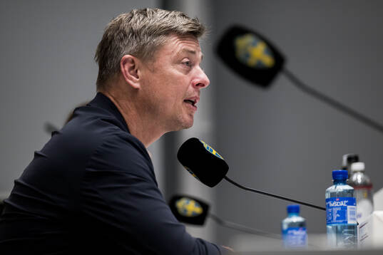 Head coach Jon Dahl Tomasson of Sweden