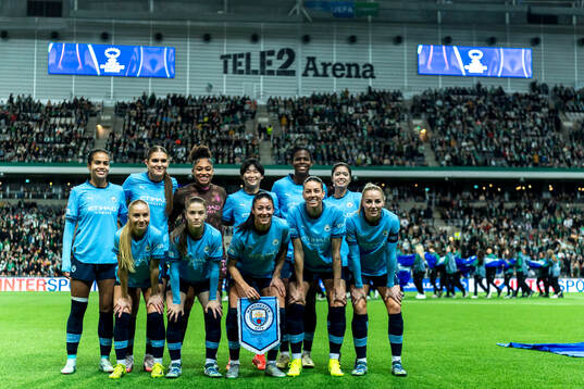 The starting eleven of Manchester City