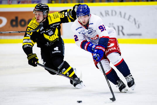 Oskarshamns Zion Nybeck och Västerås Noel Fransén