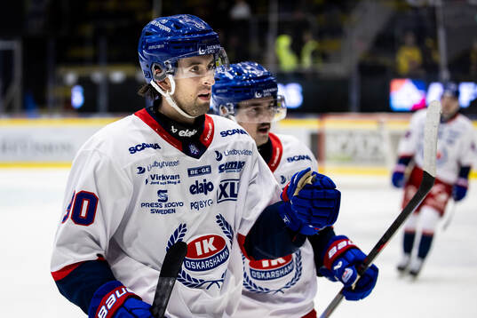 Oskarshamns Liam Hawel jublar