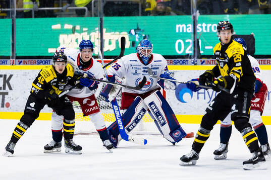 Oskarshamns målvakt Emil Kruse