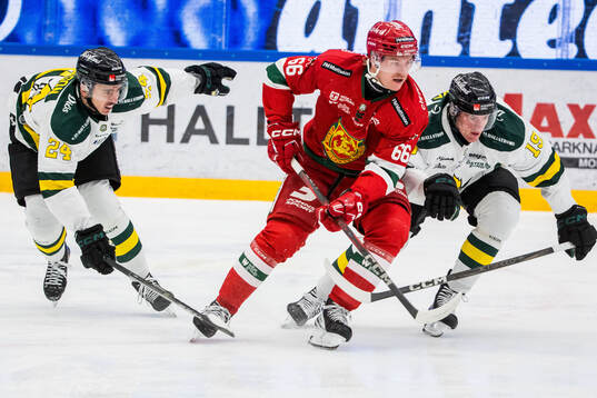 Östersunds Casper Larsson och Moras Ludvig Markman och