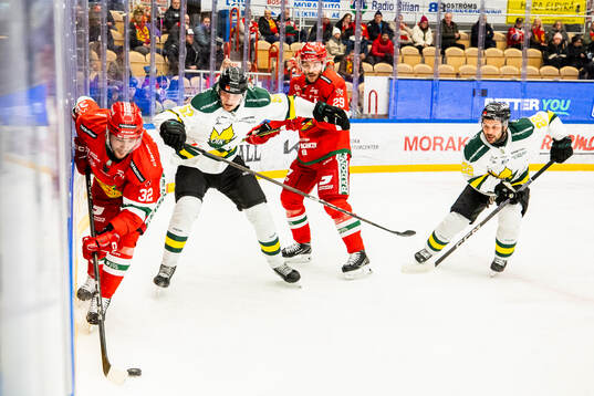 Moras Markus Modigs och Östersunds Fredric Jansson och