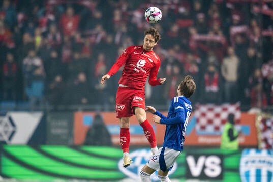 Felix Horn Myhre of Brann and Halldor Stenevik of Molde