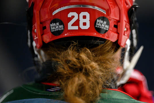 Klistermärken för Börje Salming ALS-Stiftelse på Modos