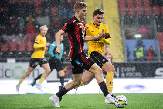 Östersunds Jakob Hedenquist och Lunds BKs Sebastian Tipura