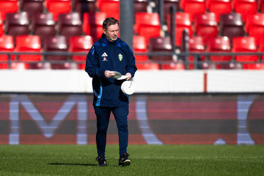 Head coach Peter Gerhardsson of the Swedish women's national football team
