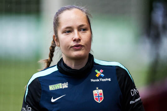 Aurora Mikalsen of the Norwegian women's national football team