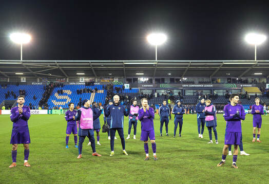 Players of Djurgården celebrate