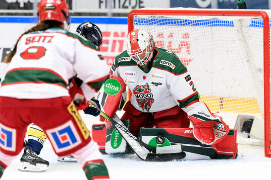 Modos målvakt Andrea Brändli