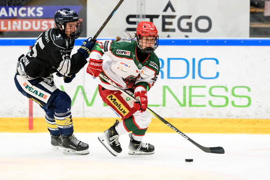 HV71s Alva Johansson och Modos Adela Sapovalivova