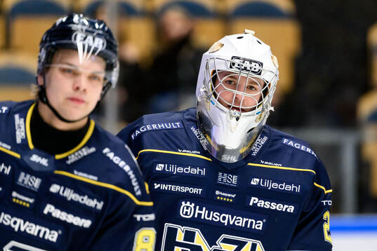 HV71s målvakt Filip Karlsson
