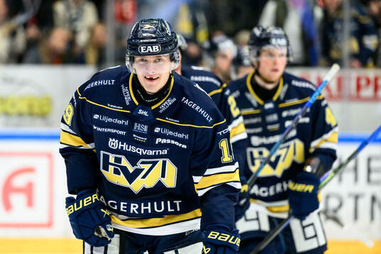 HV71s Henrik Borgström jublar