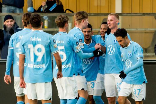 Malmö FFs Daniel Gudjohnsen jublar