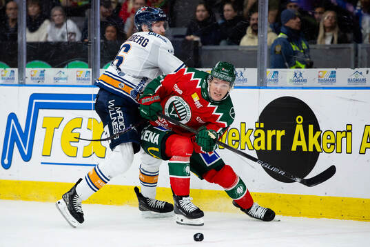 Växjös Petter Granberg och Frölundas Gustav Rydahl