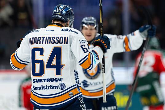 Växjös Eric Martinsson jublar