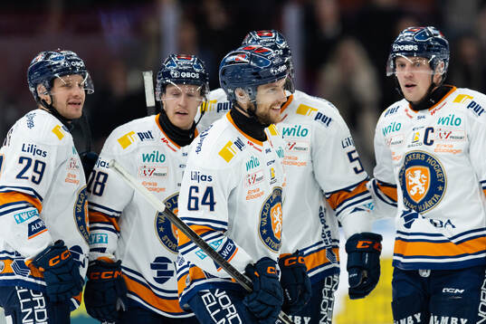 Växjös Eric Martinsson jublar