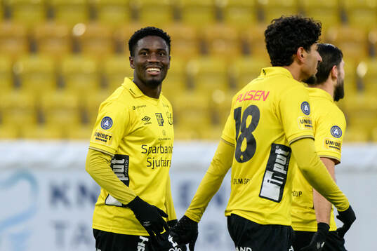 Elfsborgs Michael Baidoo jublar