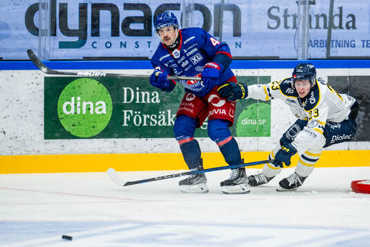 Oskarshamns Michael Joyaux och Södertäljes Egor Polin