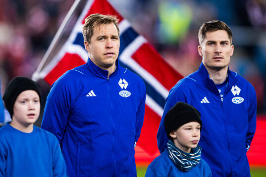 Martin Bjørnbak nd Kristoffer Haugen of Molde