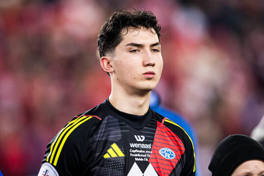 Albert Posiadala of Molde ahead of the cup final match between Fredrikstad and Molde on December 7, 2024 in Oslo. 