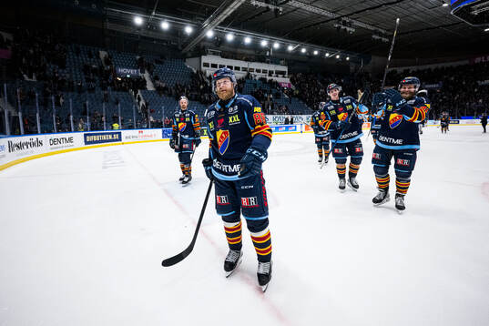 Djurgårdens Linus Klasen jublar