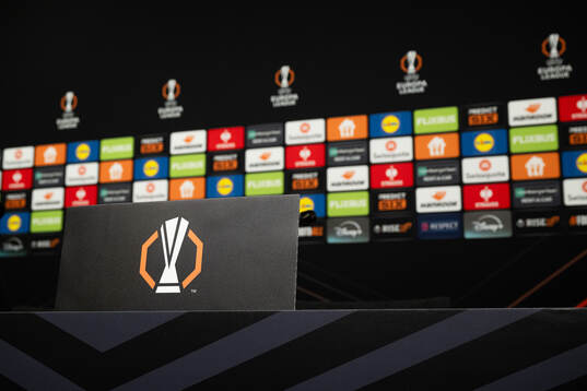 General view of the pressroom at Borås arena