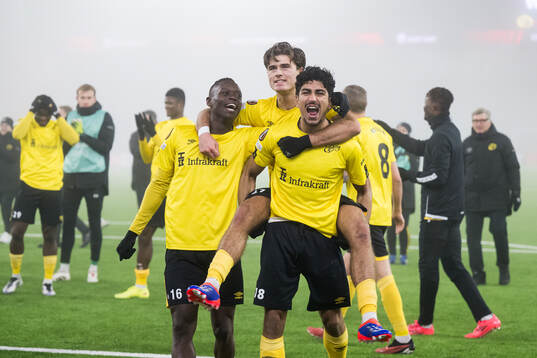 Timothy Noor Ouma, Besfort Zeneli and Ahmed Qasem of