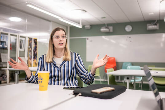 Caroline Sjöblom, teknisk direktör på svenska