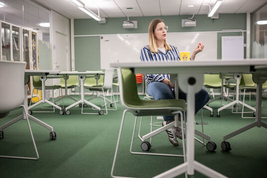 Caroline Sjöblom, teknisk direktör på svenska