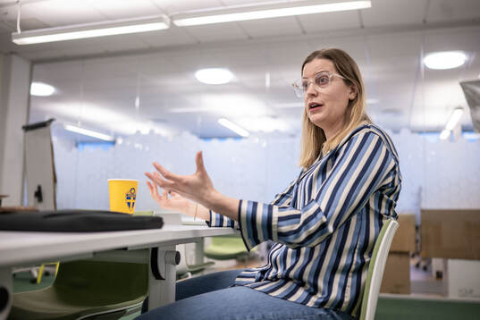 Caroline Sjöblom, teknisk direktör på svenska