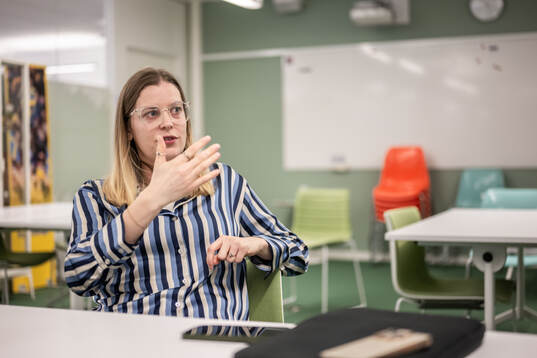 Caroline Sjöblom, teknisk direktör på svenska