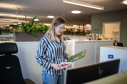 Caroline Sjöblom, teknisk direktör på svenska