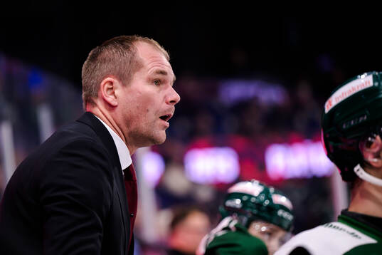head coach Tomas Mitell of Färjestad